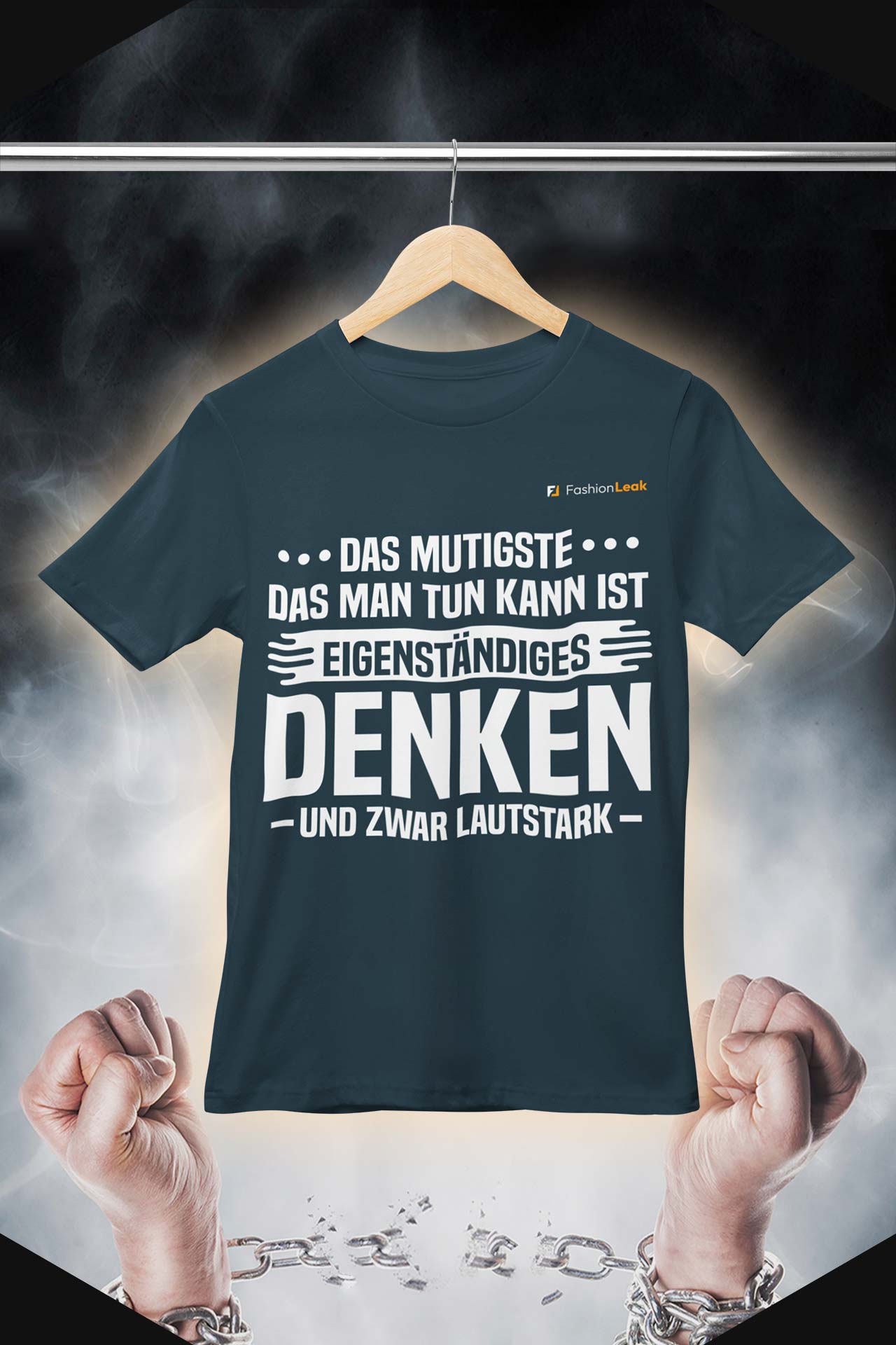HerrenLeak T-Shirt (Normalfit) - The Thinker