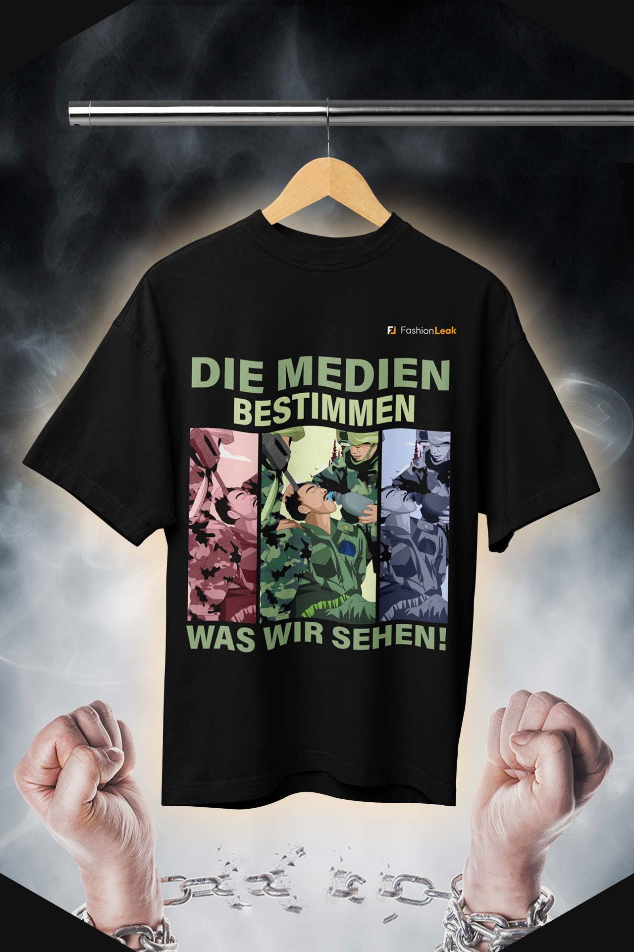 HerrenLeak T-Shirt (Oversize) - The Brainwashser