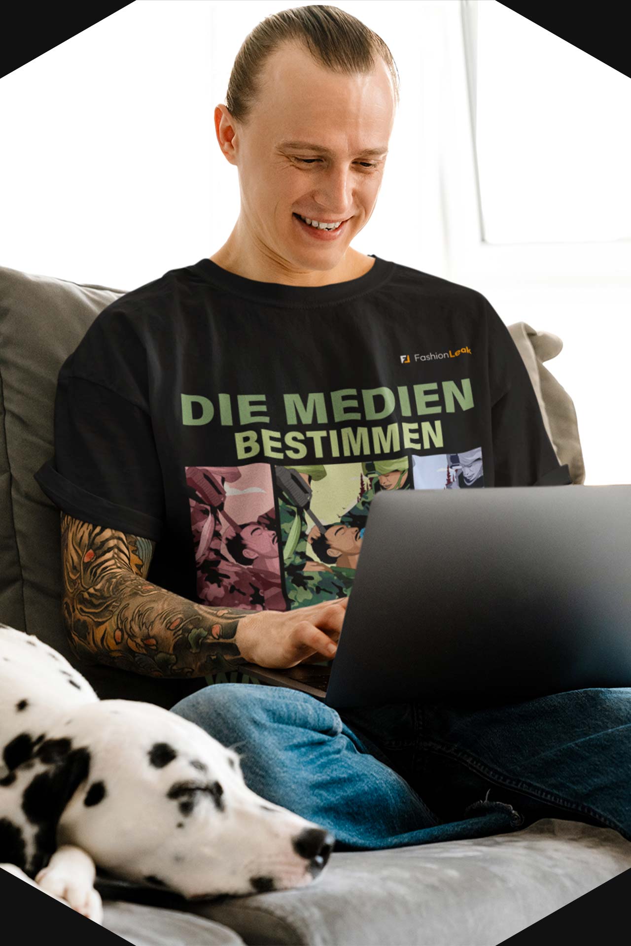 HerrenLeak T-Shirt (Oversize) - The Brainwashser