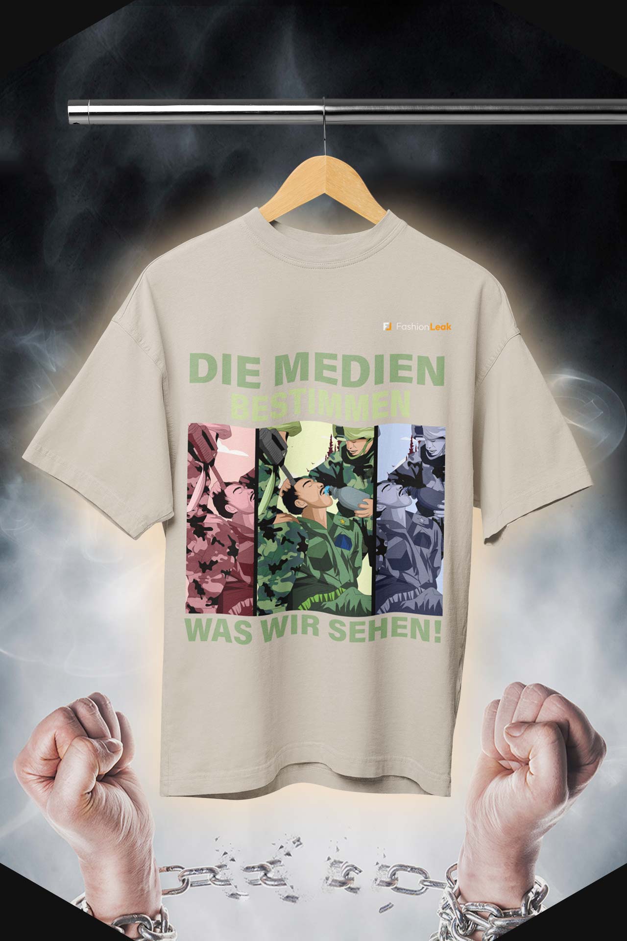 HerrenLeak T-Shirt (Oversize) - The Brainwashser