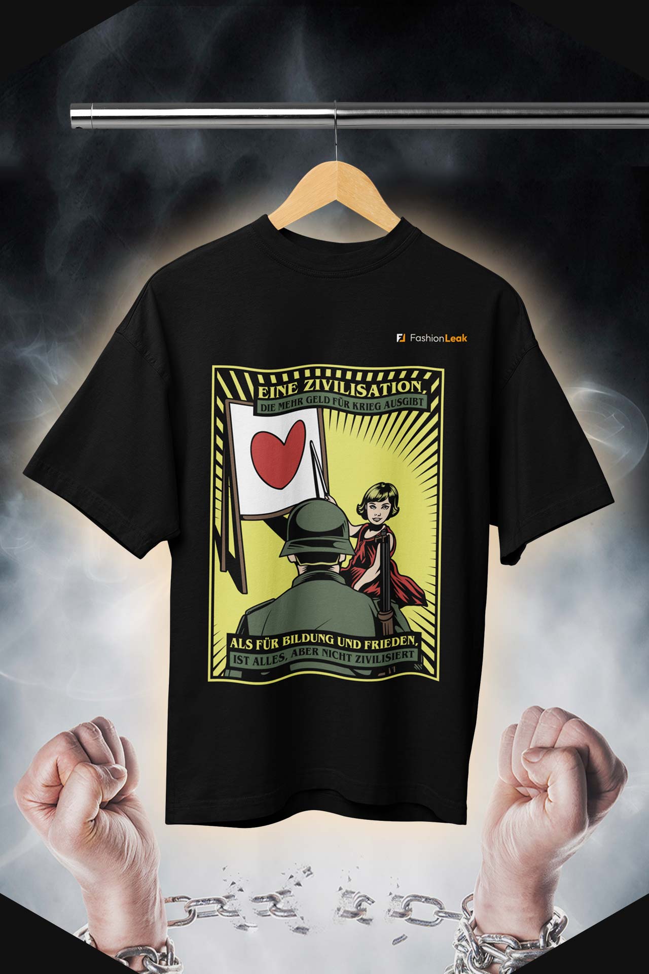 HerrenLeak T-Shirt (Oversize) - The Civilizer