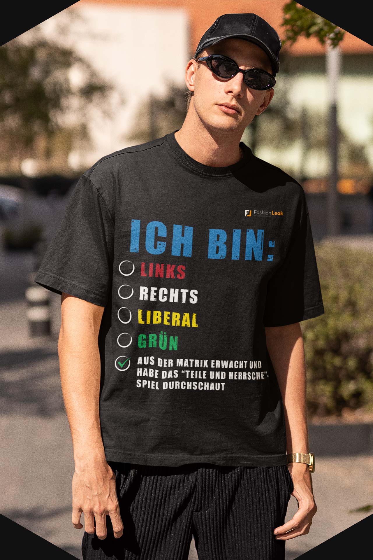 HerrenLeak T-Shirt (Oversize) - The Matrixxer