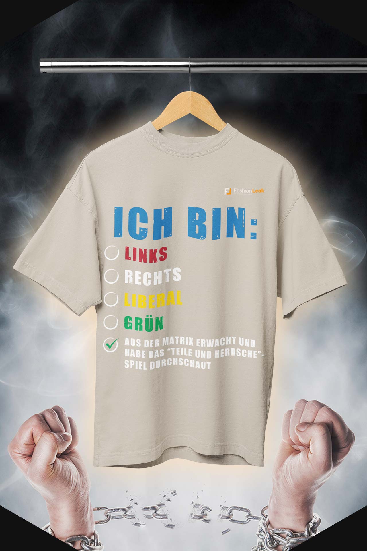 HerrenLeak T-Shirt (Oversize) - The Matrixxer