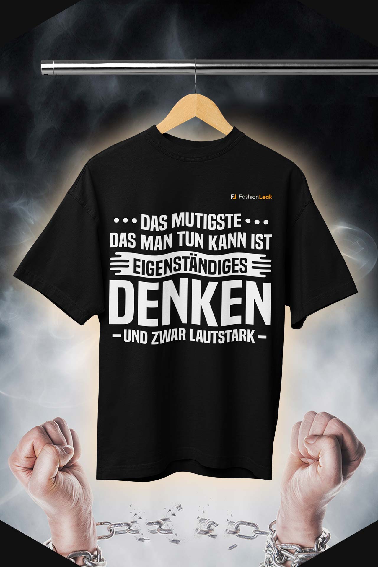 HerrenLeak T-Shirt (Oversize) - The Thinker