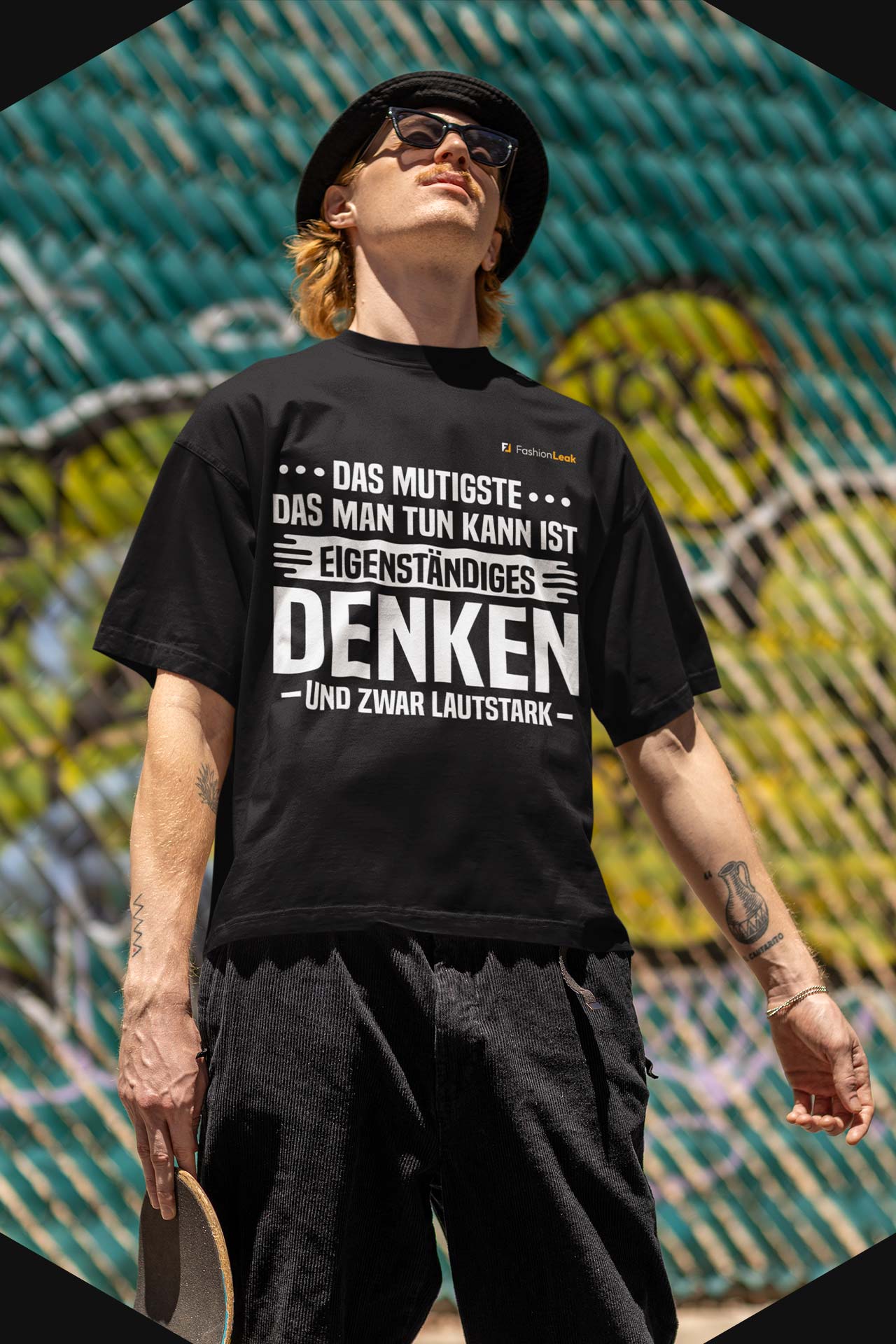HerrenLeak T-Shirt (Oversize) - The Thinker