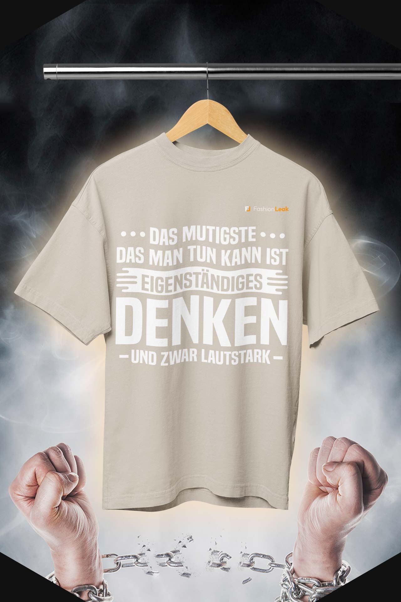 HerrenLeak T-Shirt (Oversize) - The Thinker