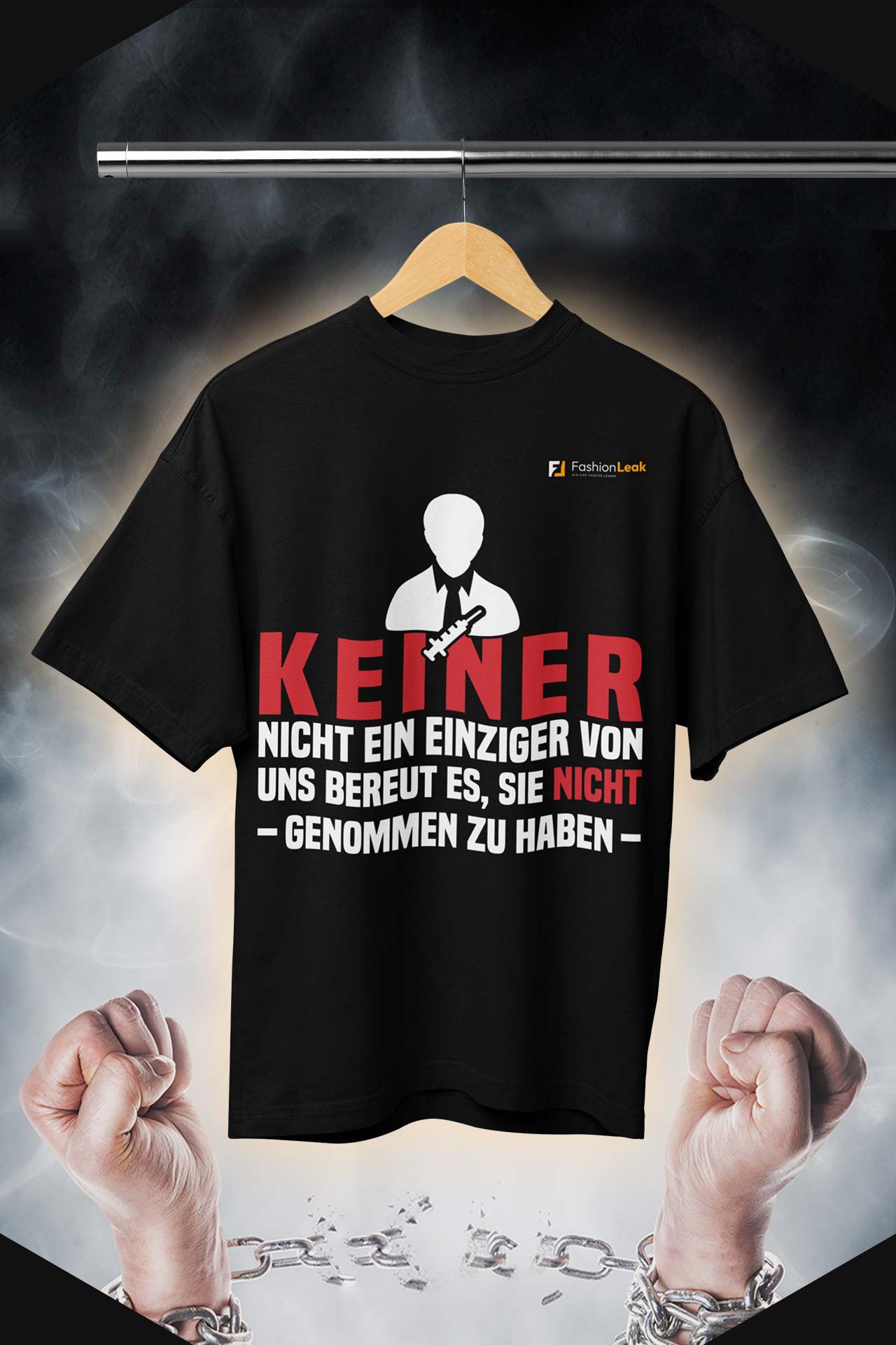 HerrenLeak T-Shirt (Oversize) - The Vaxno