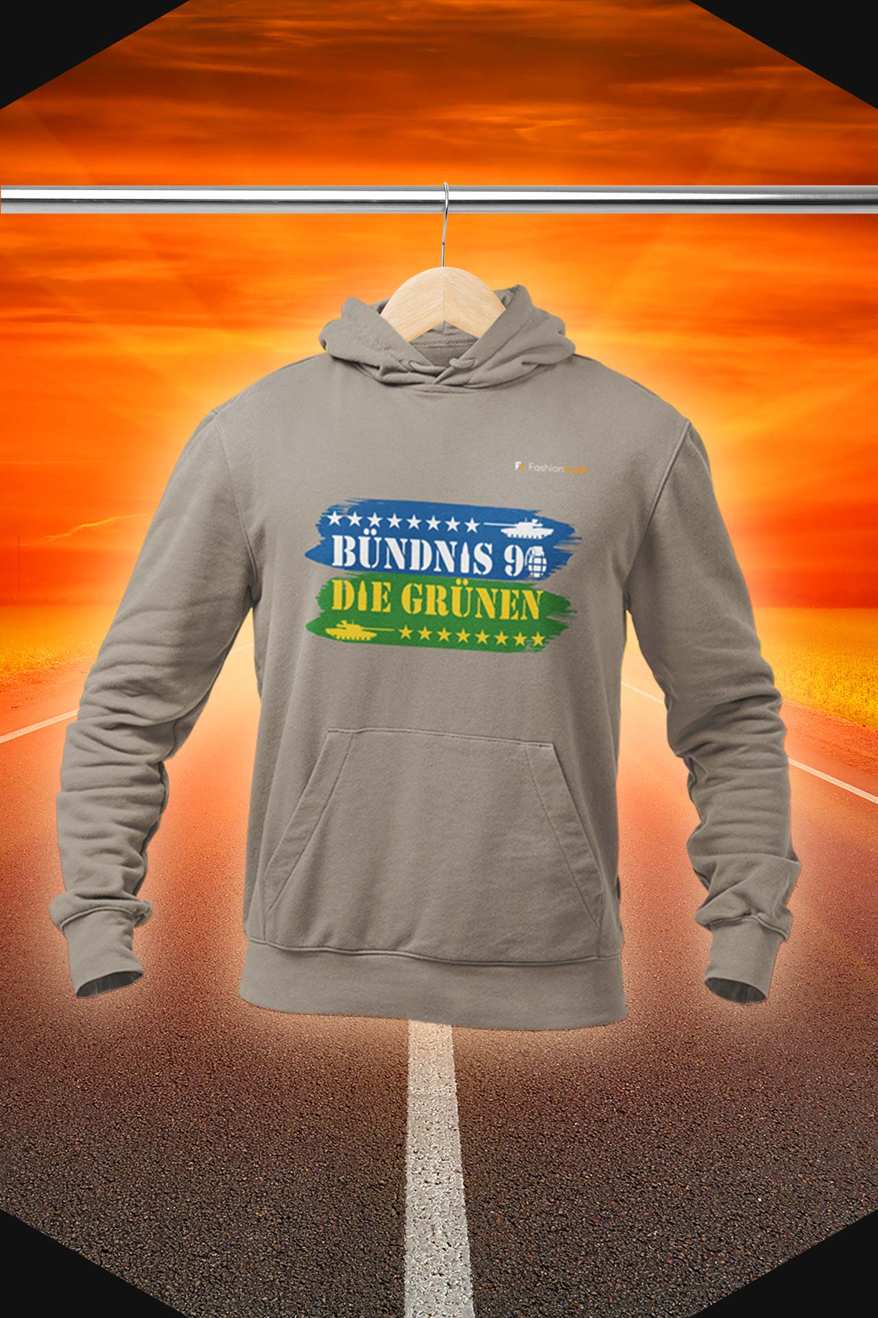 UnisexLeak Hoodie - Green War