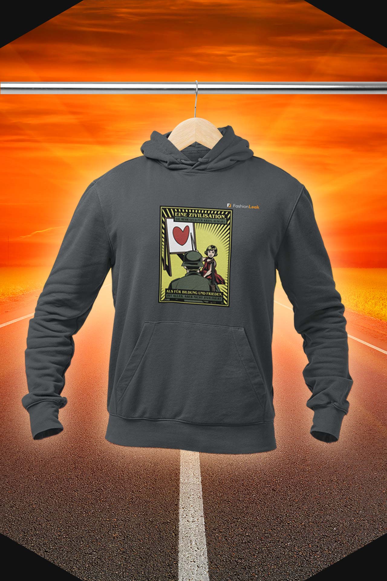 UnisexLeak Hoodie - The Civilizer