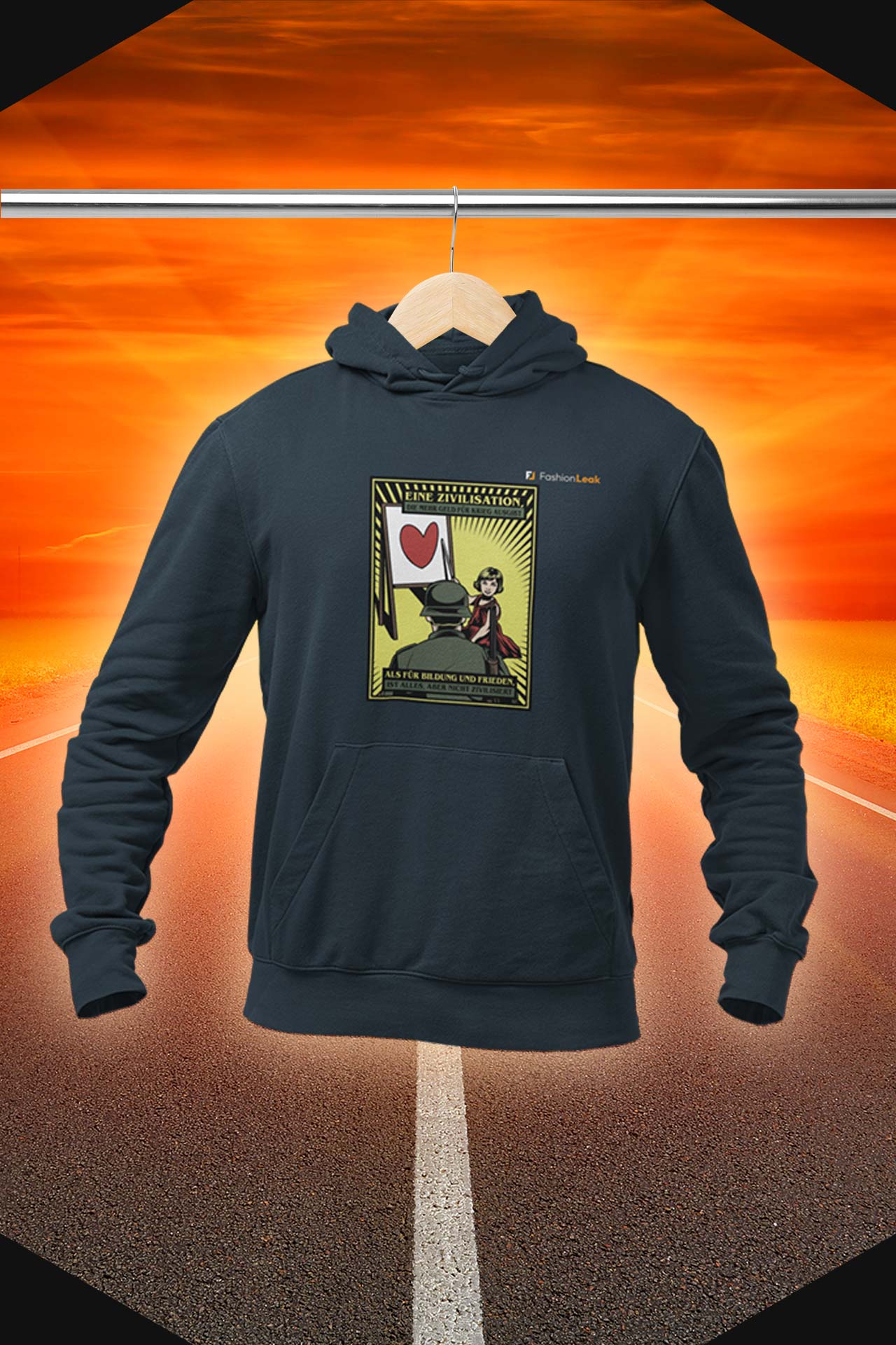 UnisexLeak Hoodie - The Civilizer