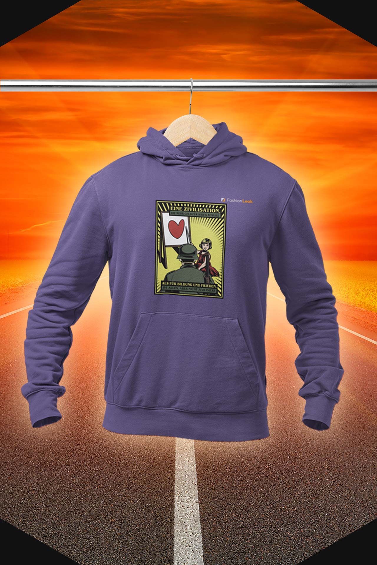 UnisexLeak Hoodie - The Civilizer