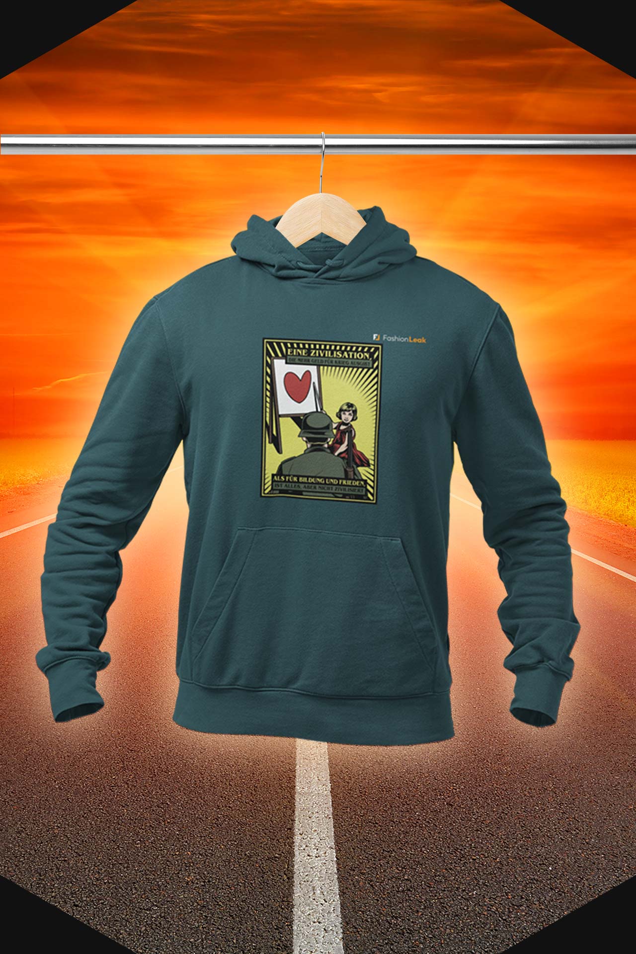 UnisexLeak Hoodie - The Civilizer