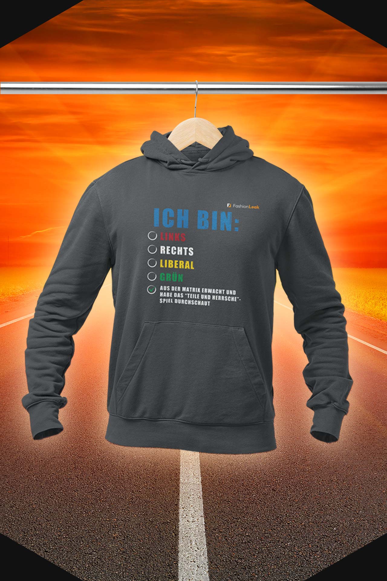 UnisexLeak Hoodie - The Matrixxer