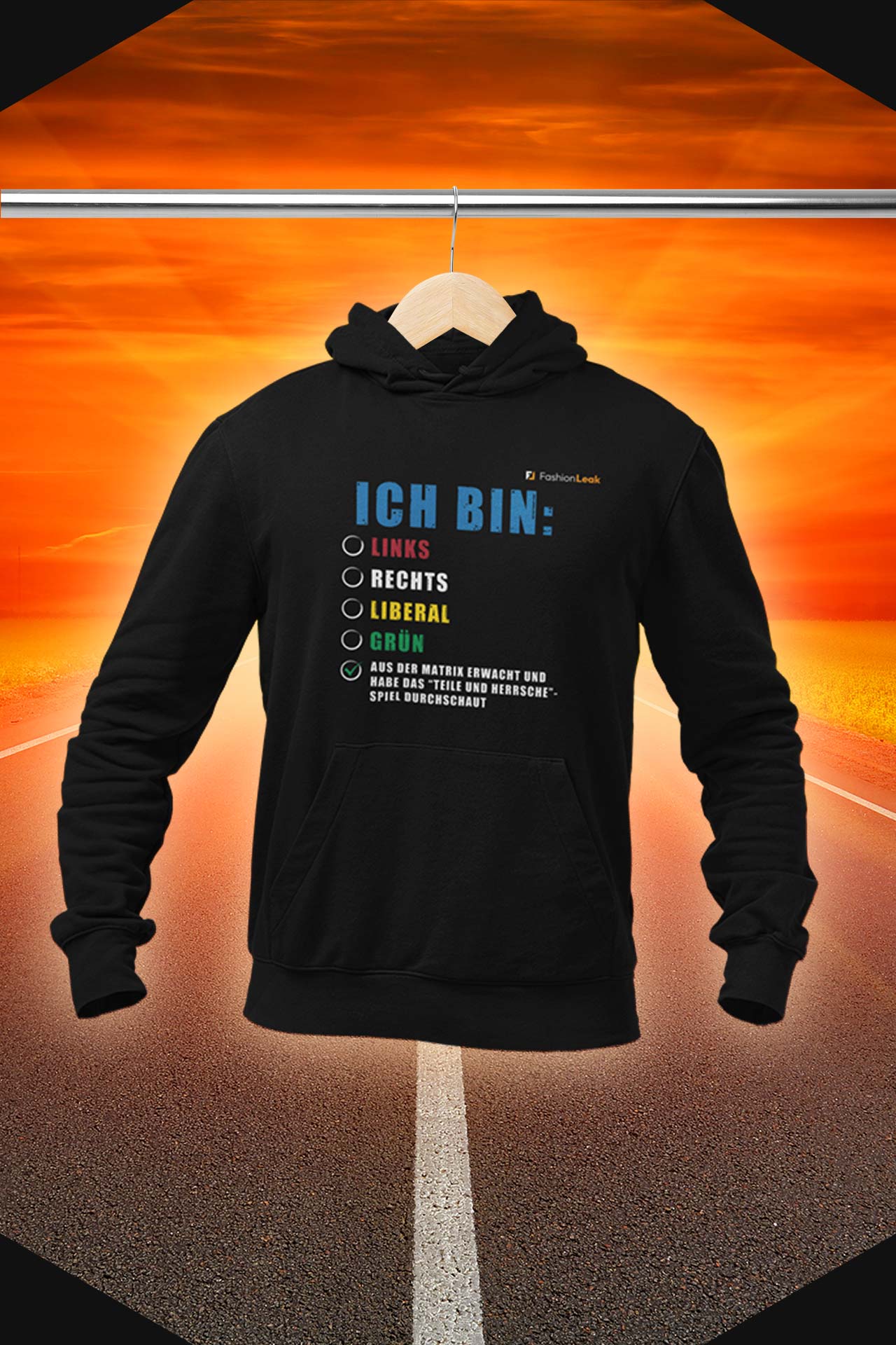 UnisexLeak Hoodie - The Matrixxer