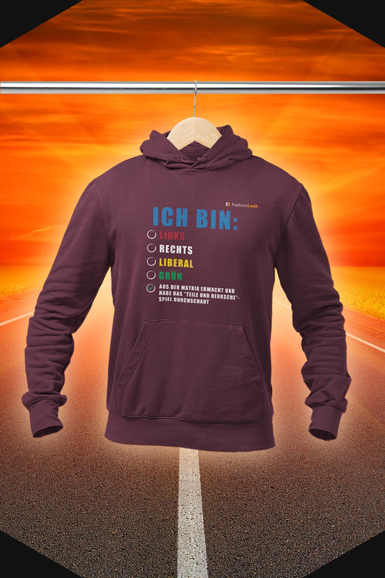 UnisexLeak Hoodie - The Matrixxer