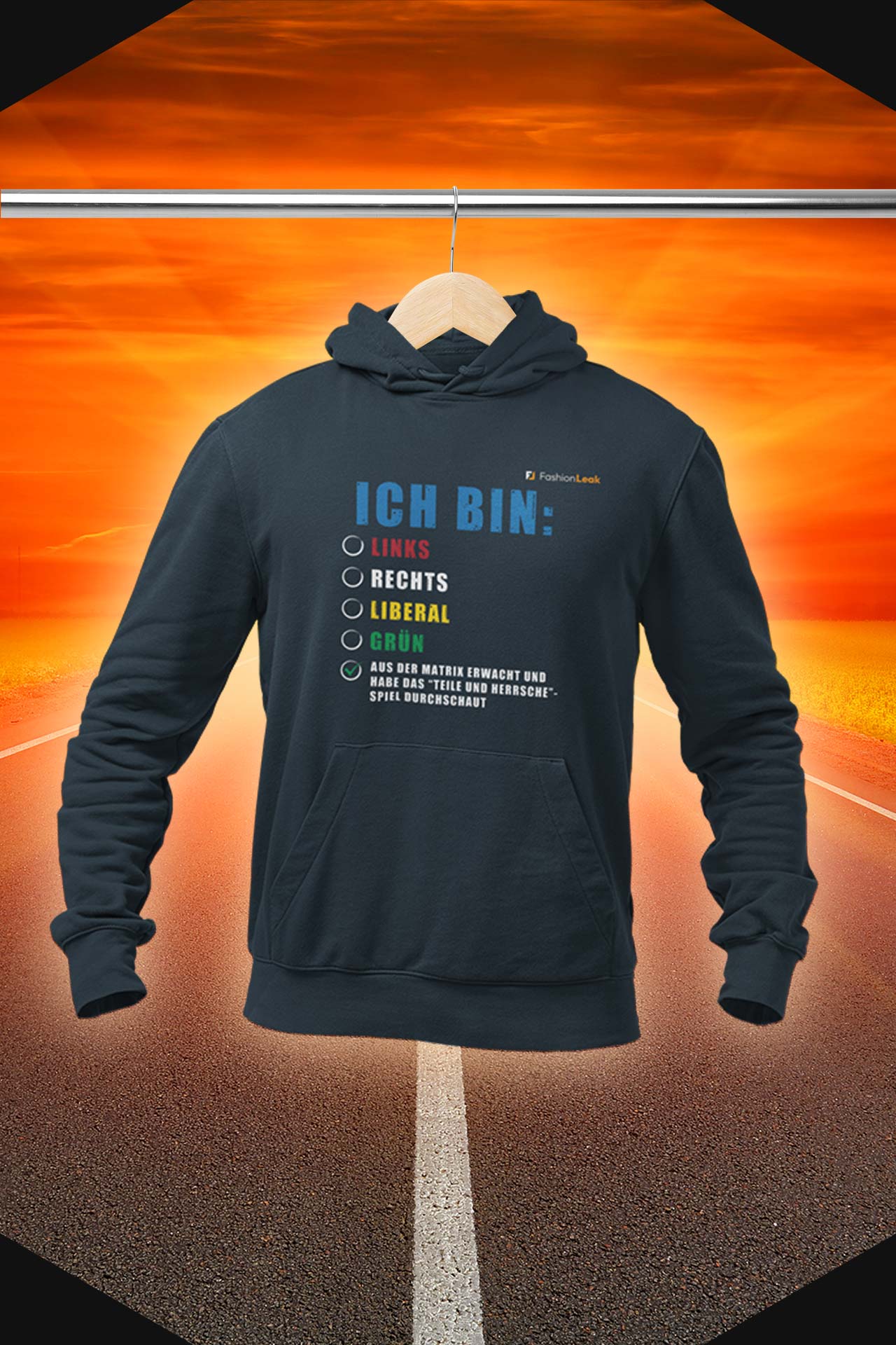 UnisexLeak Hoodie - The Matrixxer