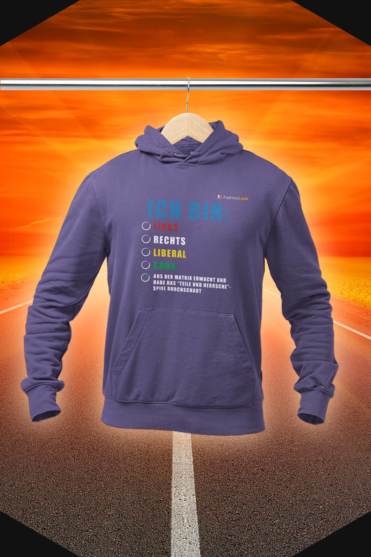 UnisexLeak Hoodie - The Matrixxer