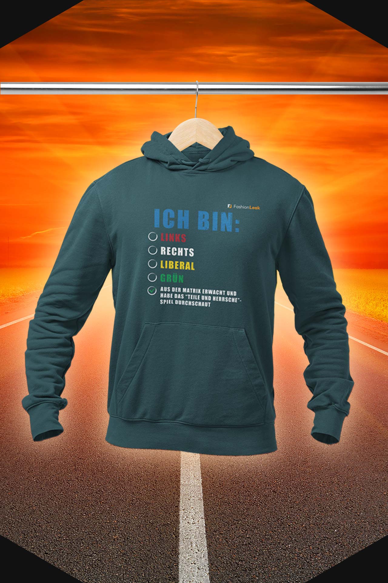 UnisexLeak Hoodie - The Matrixxer