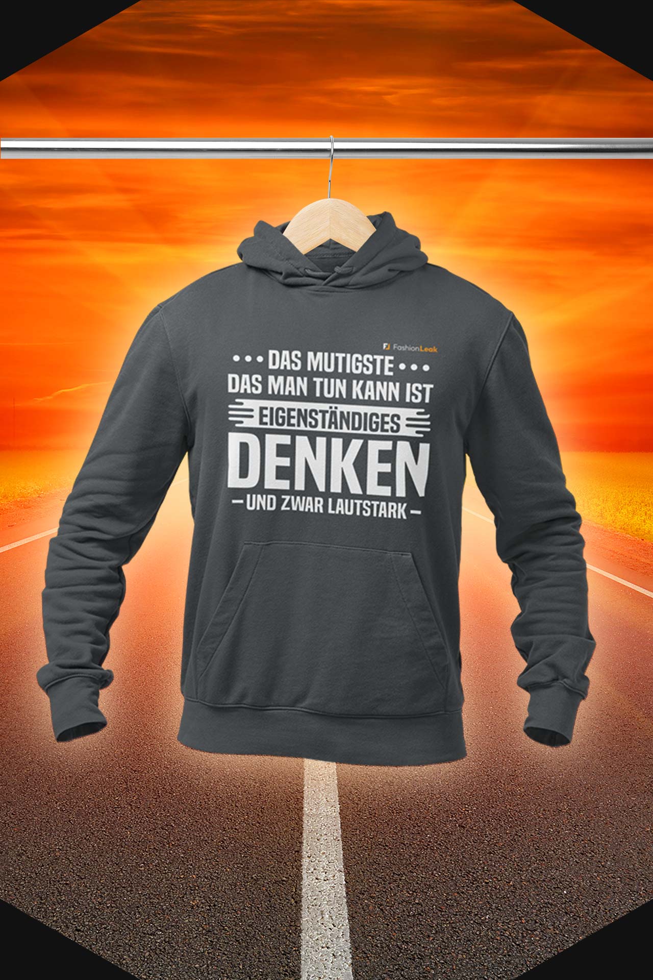 UnisexLeak Hoodie - The Thinker