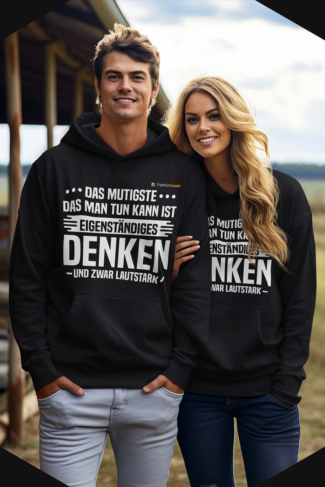 UnisexLeak Hoodie - The Thinker