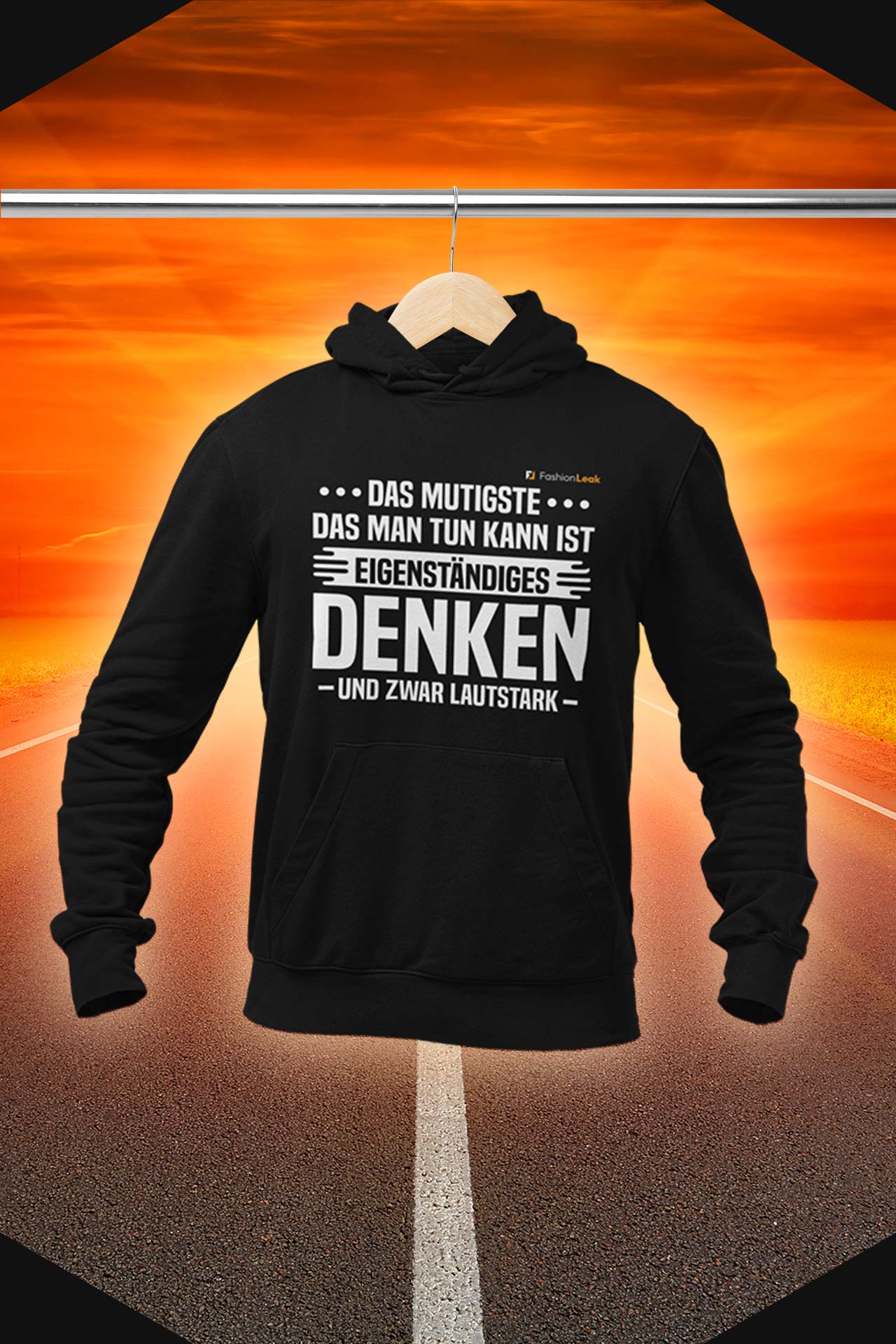 UnisexLeak Hoodie - The Thinker