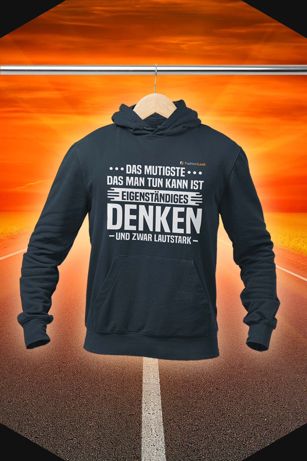 UnisexLeak Hoodie - The Thinker