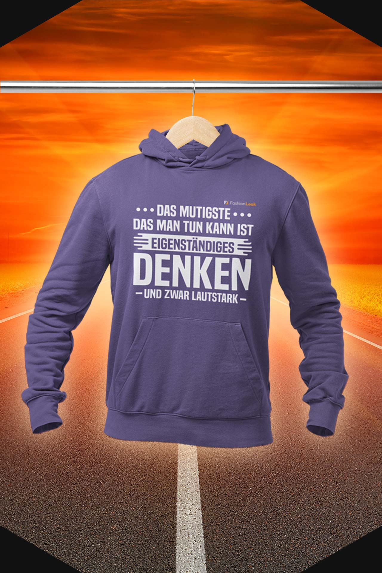 UnisexLeak Hoodie - The Thinker