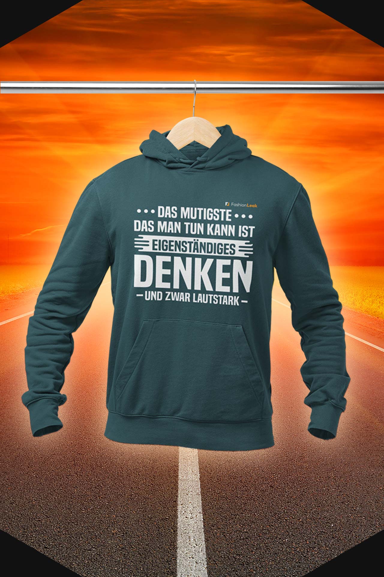 UnisexLeak Hoodie - The Thinker