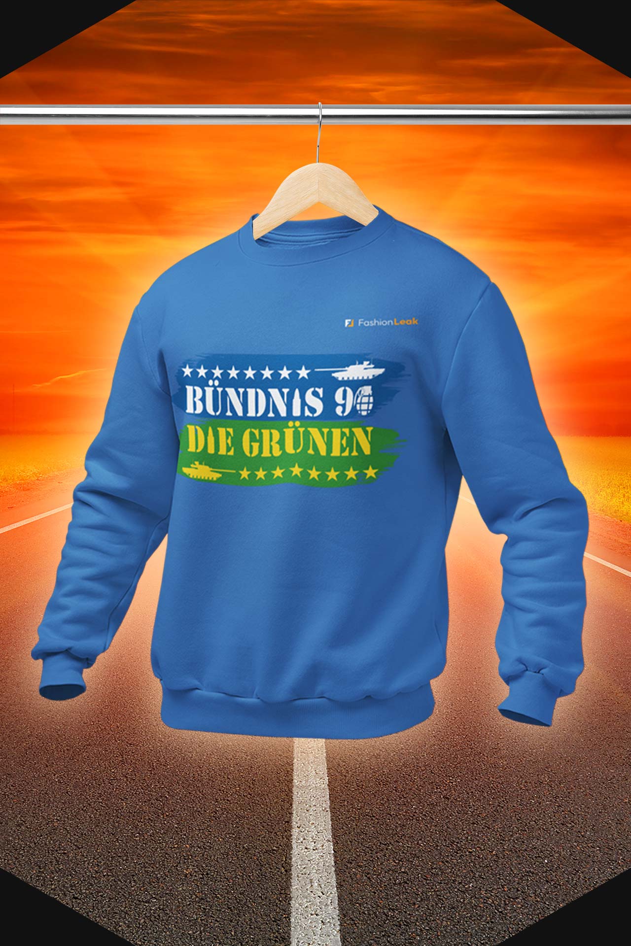 UnisexLeak Sweater - Green War