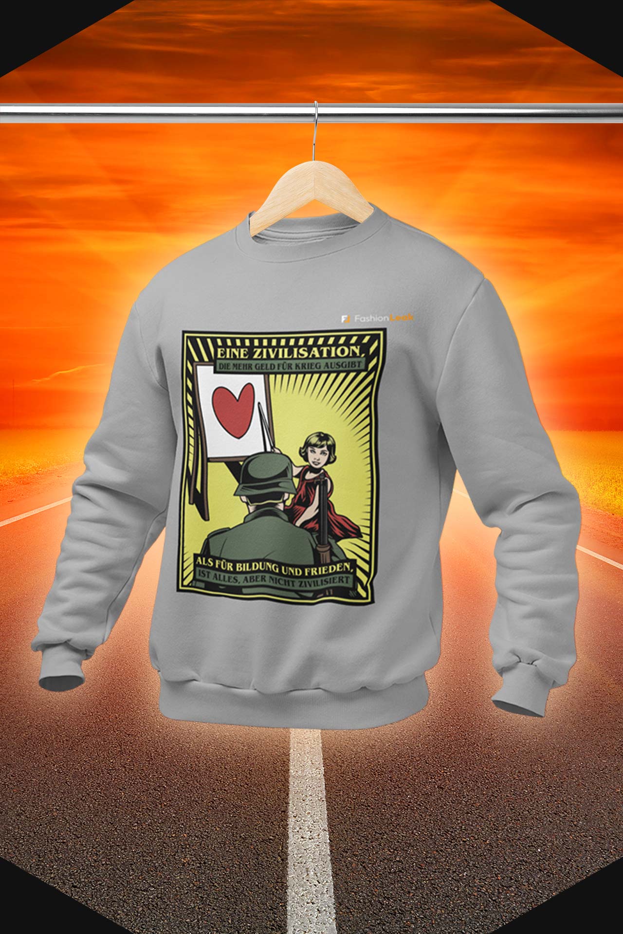 UnisexLeak Sweater - The Civilizer