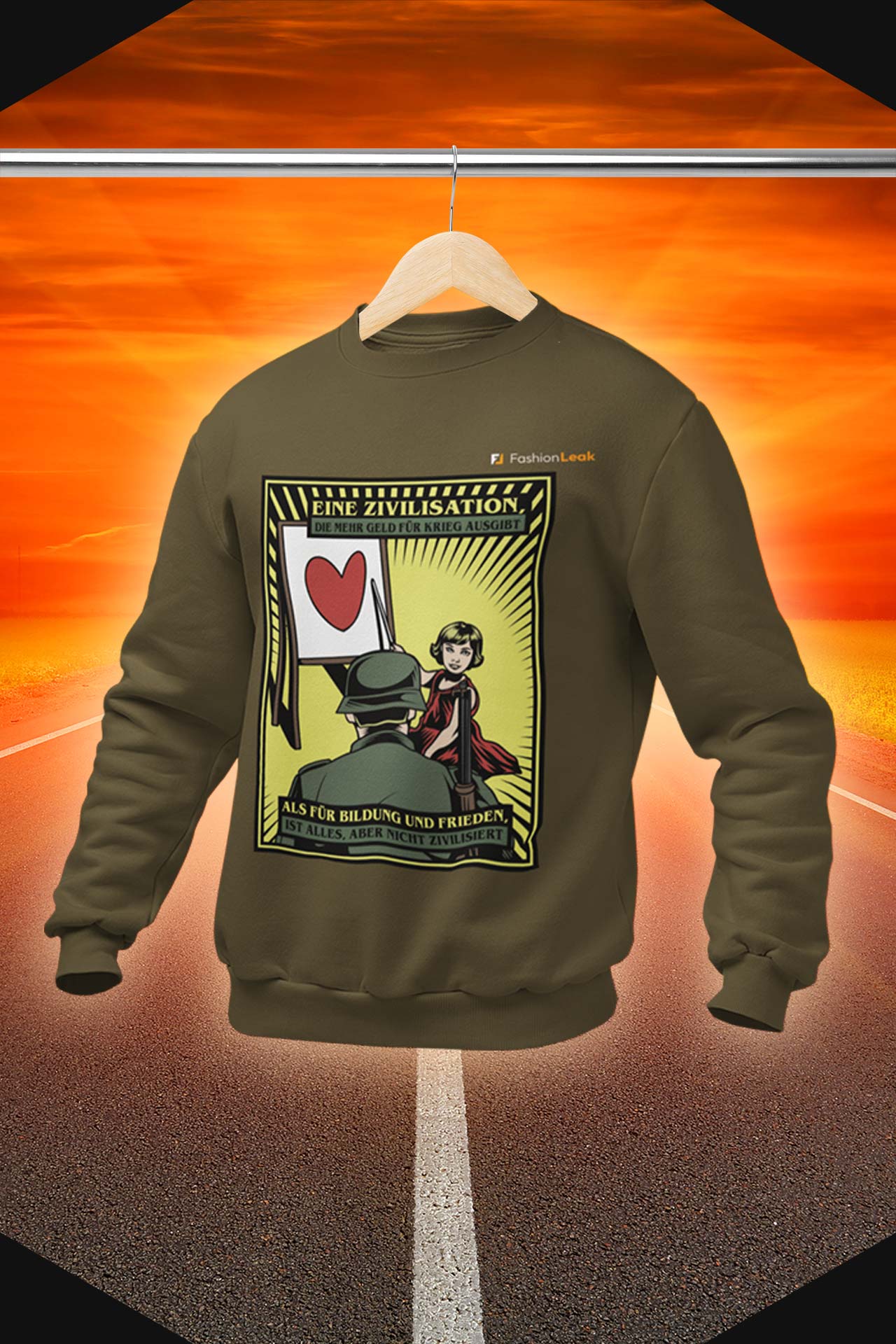 UnisexLeak Sweater - The Civilizer