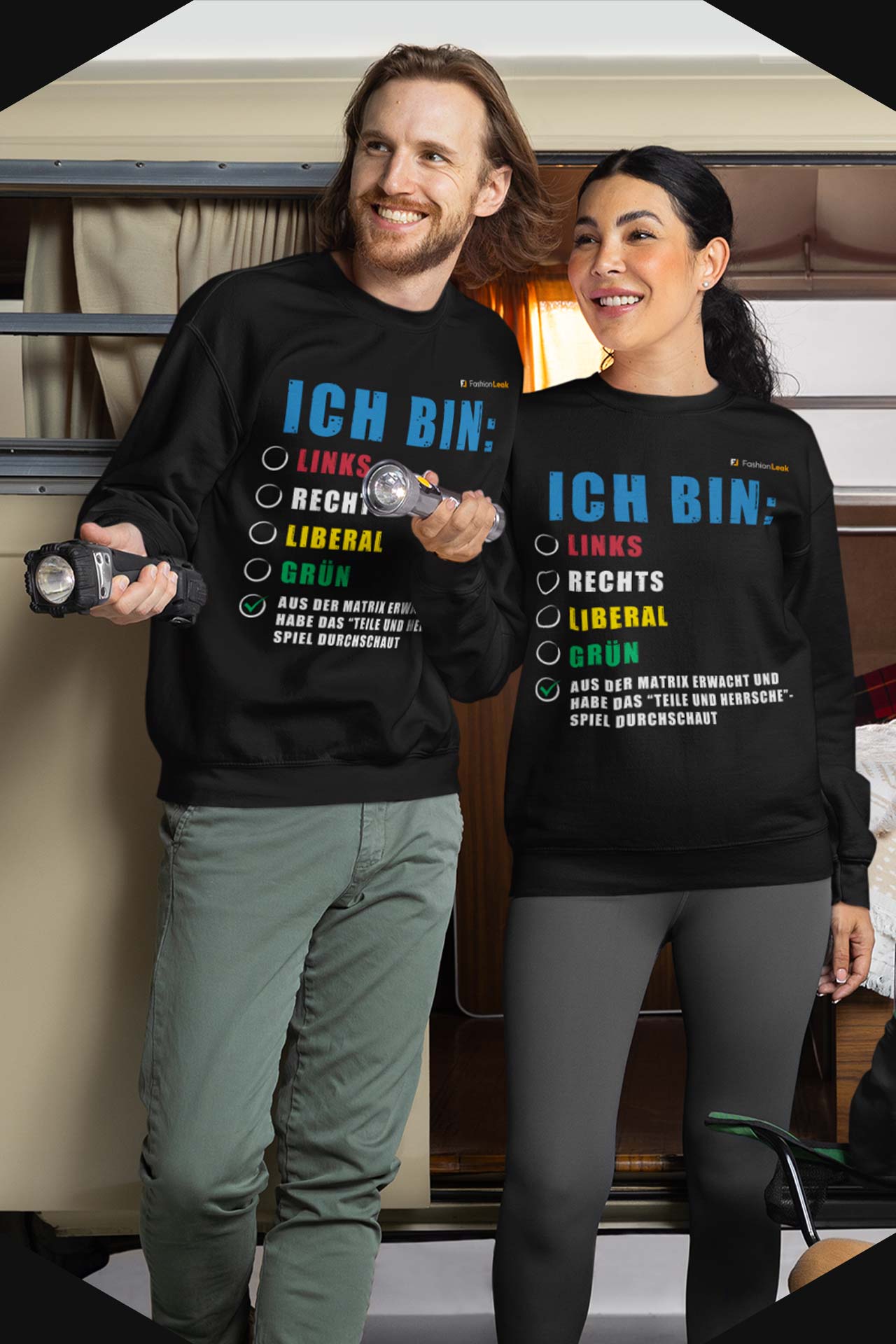 UnisexLeak Sweater - The Matrixxer