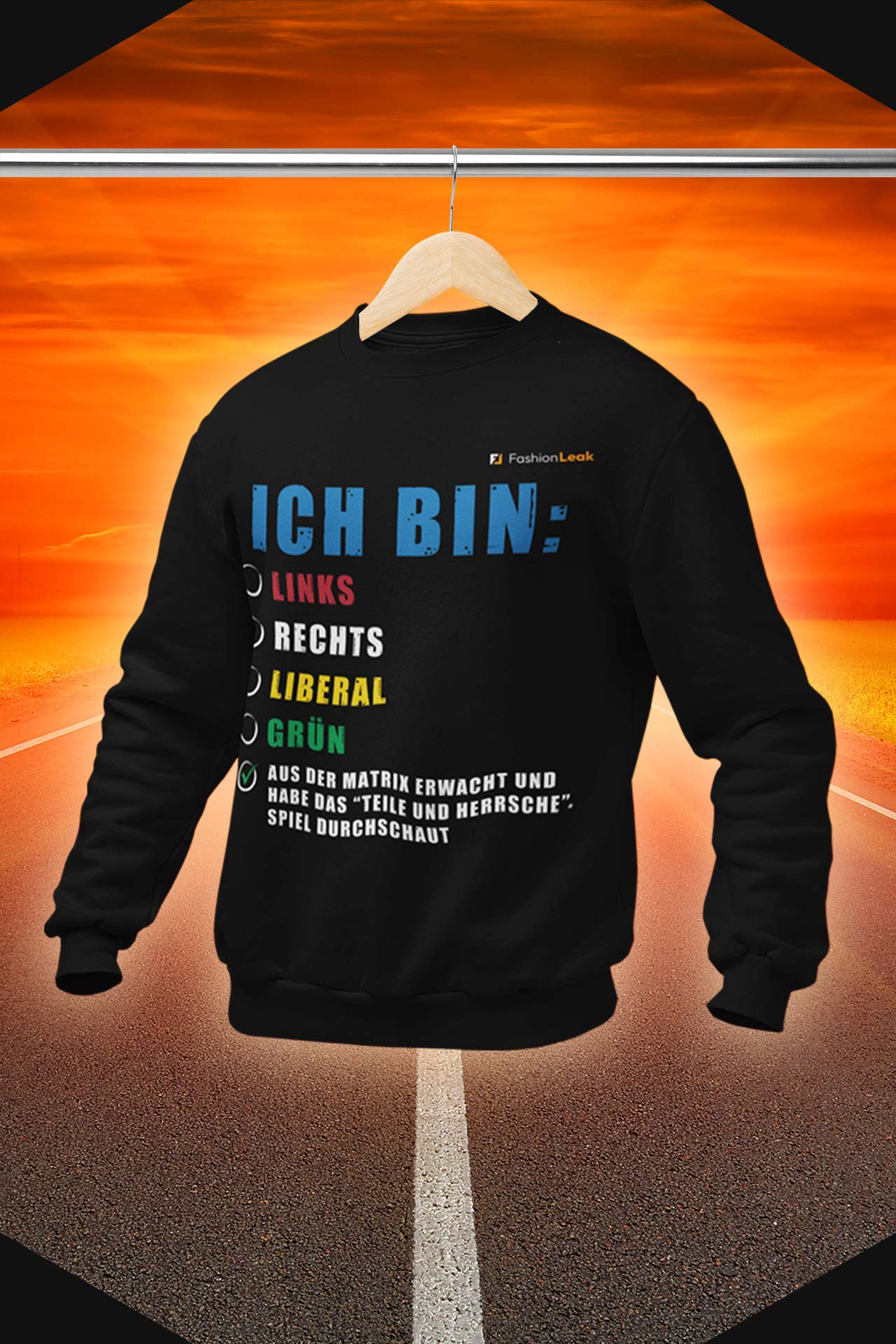 UnisexLeak Sweater - The Matrixxer