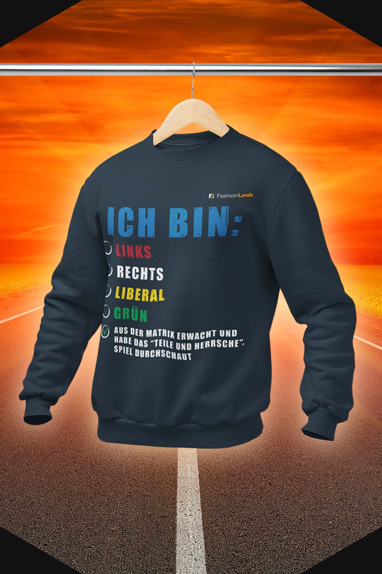 UnisexLeak Sweater - The Matrixxer