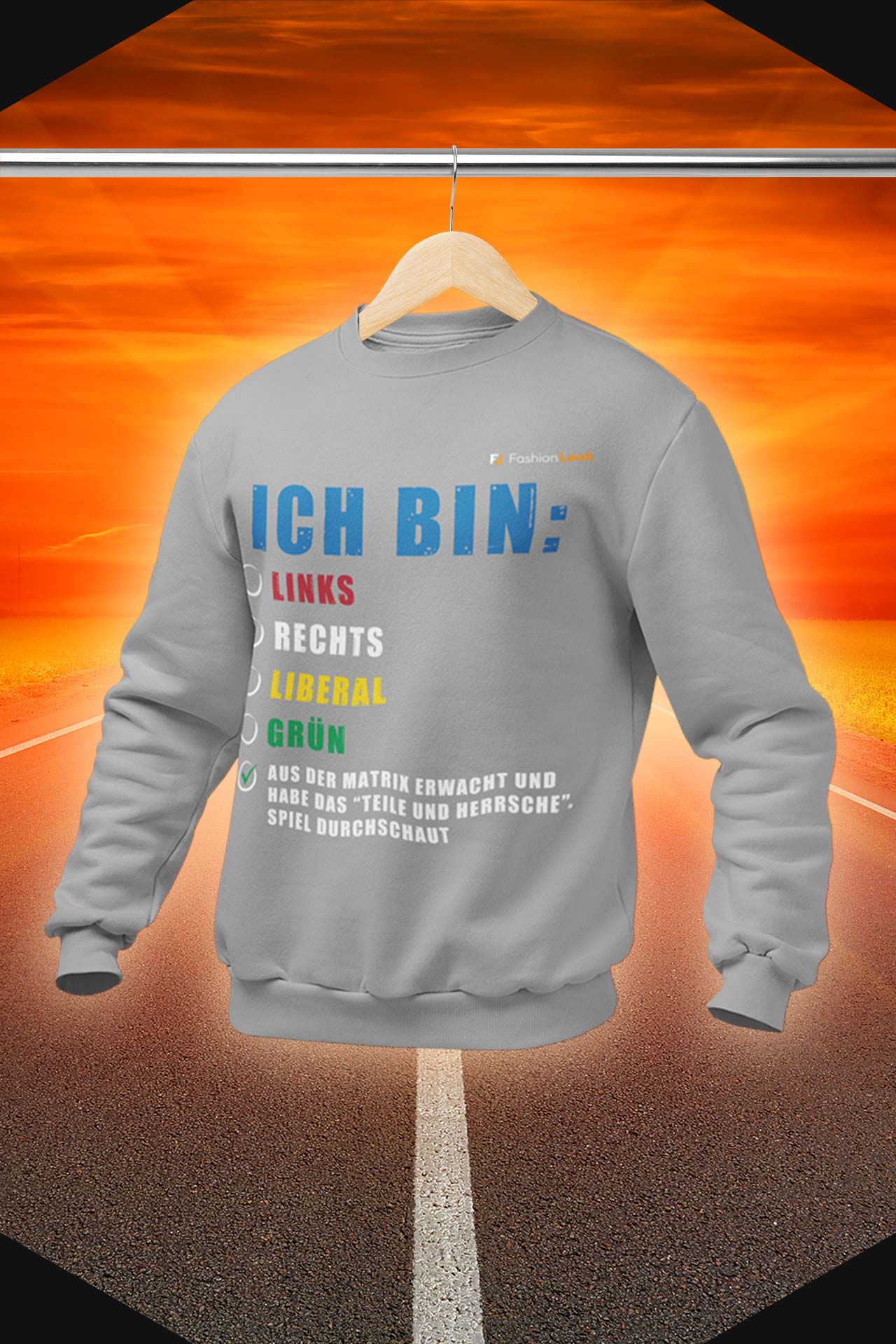 UnisexLeak Sweater - The Matrixxer