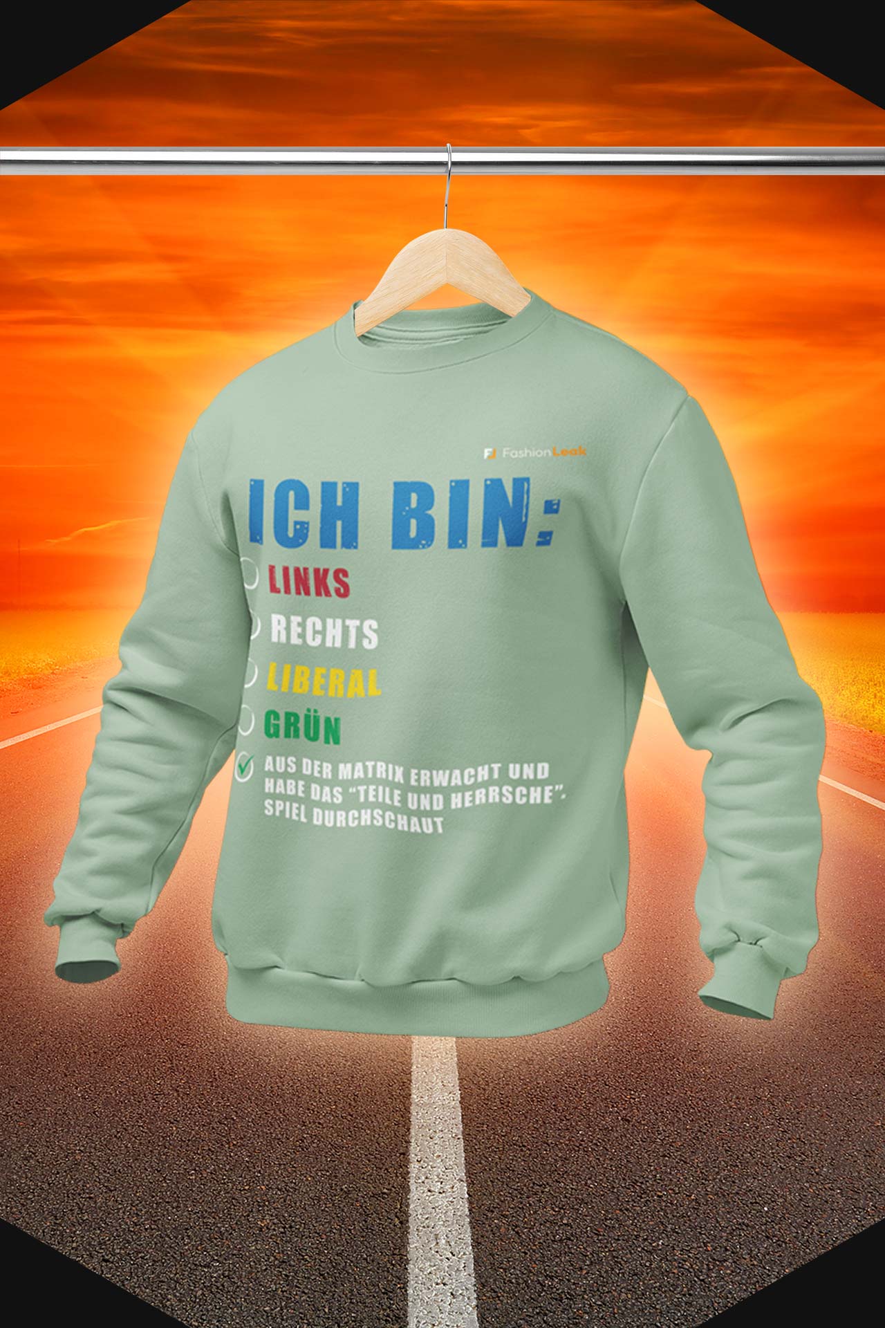 UnisexLeak Sweater - The Matrixxer