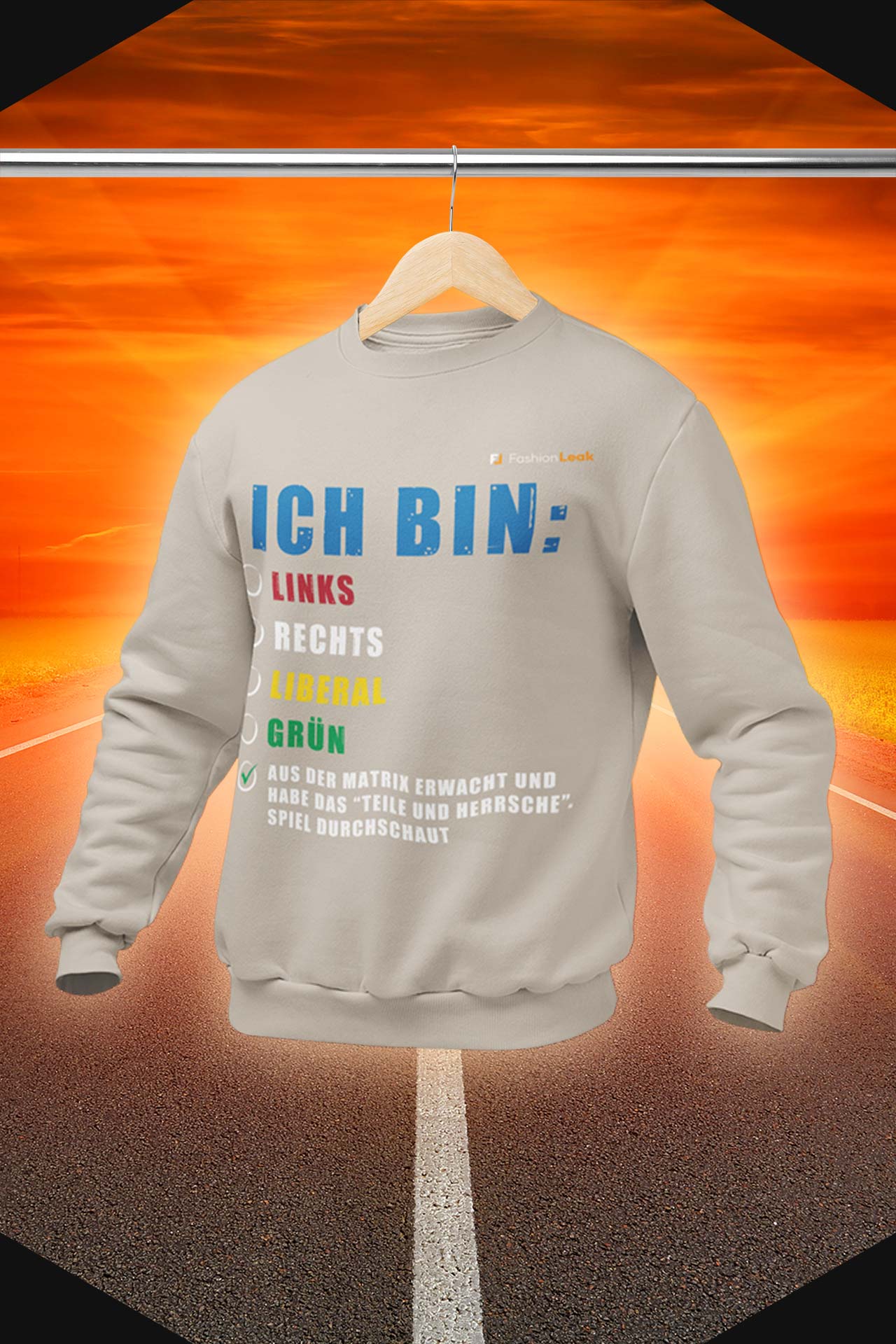 UnisexLeak Sweater - The Matrixxer