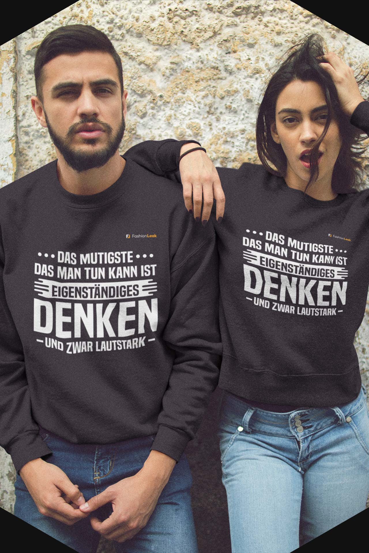 UnisexLeak Sweater - The Thinker