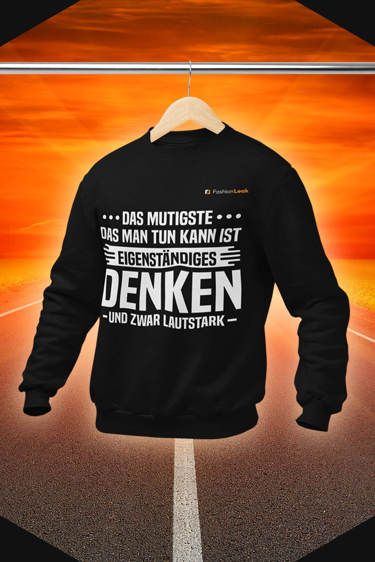 UnisexLeak Sweater - The Thinker