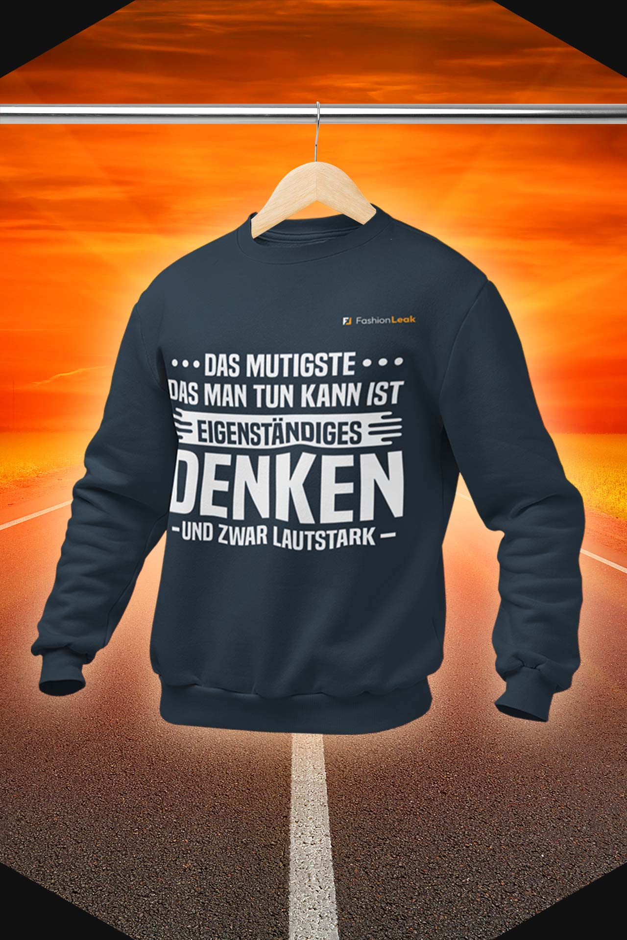 UnisexLeak Sweater - The Thinker