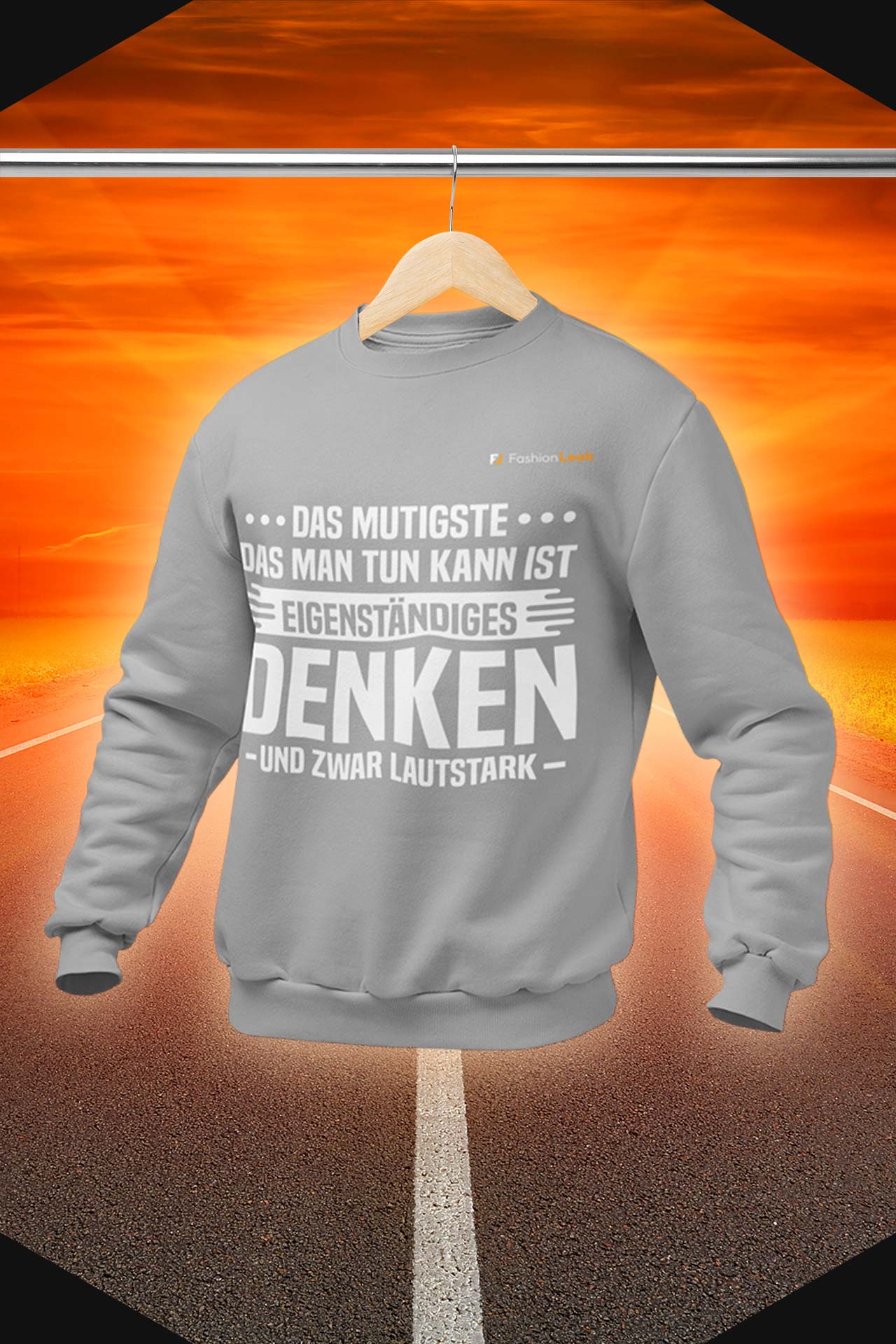 UnisexLeak Sweater - The Thinker