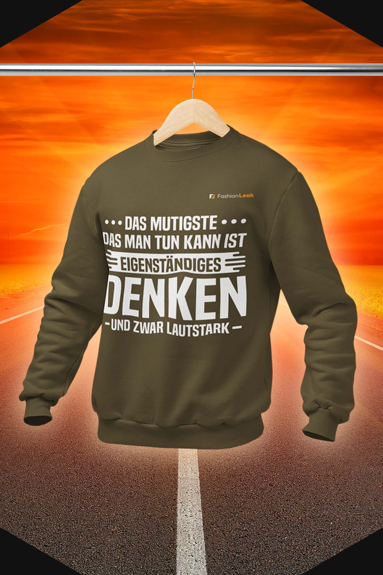 UnisexLeak Sweater - The Thinker