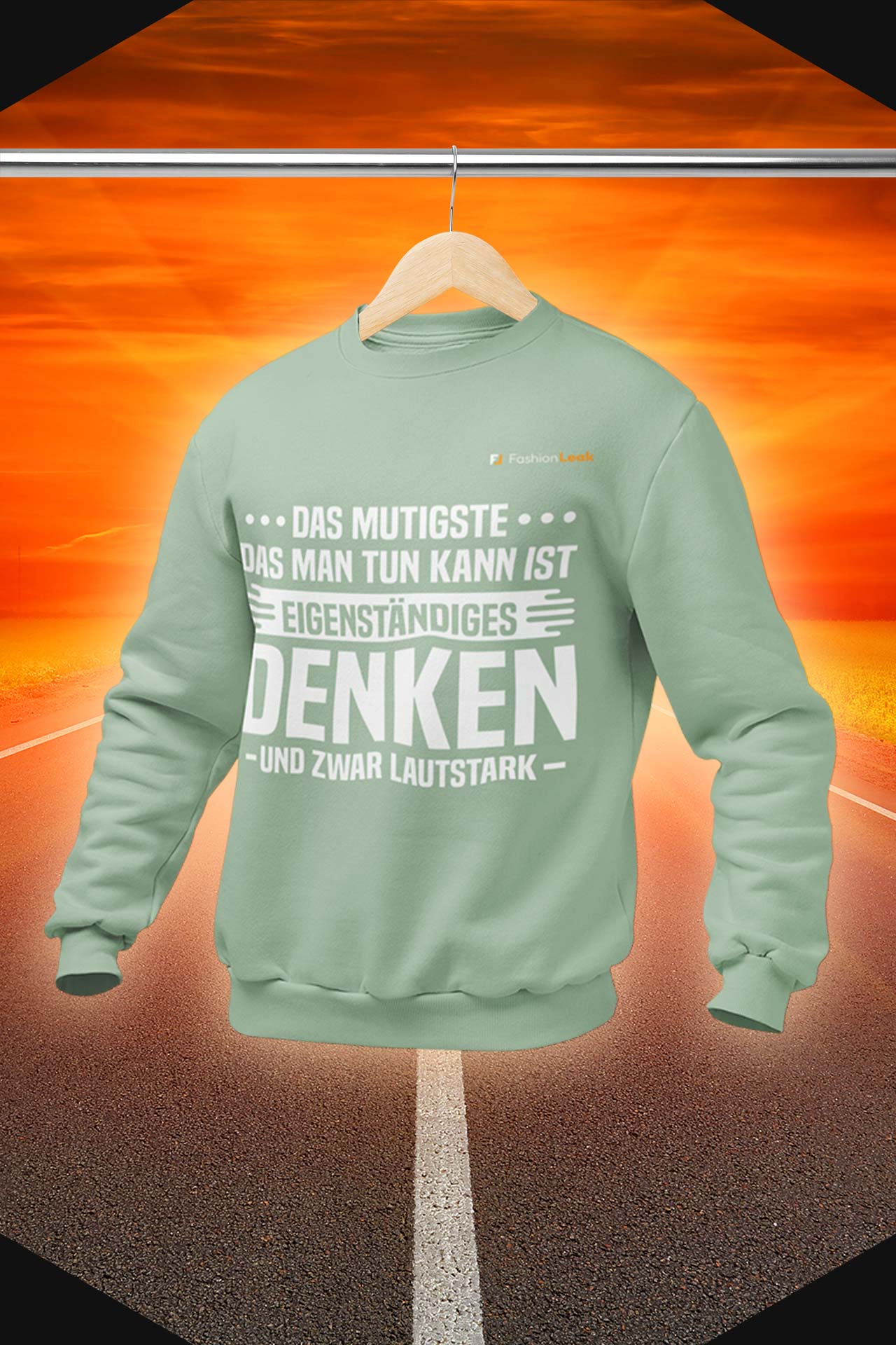 UnisexLeak Sweater - The Thinker