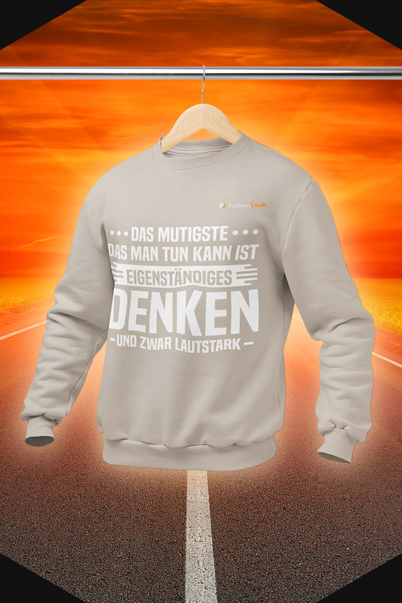 UnisexLeak Sweater - The Thinker