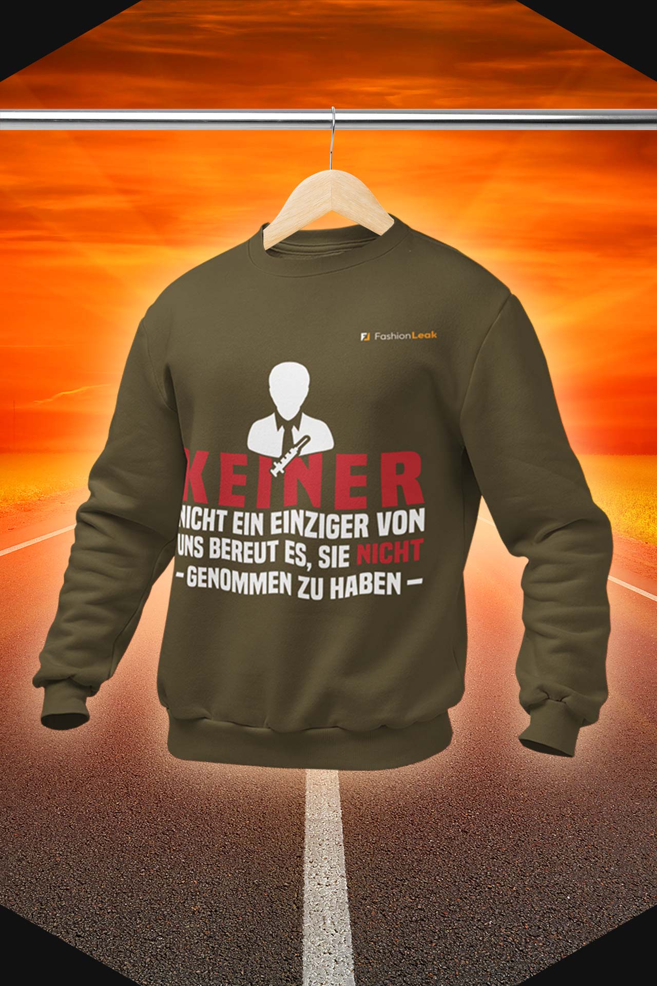 UnisexLeak Sweater - The Vaxno