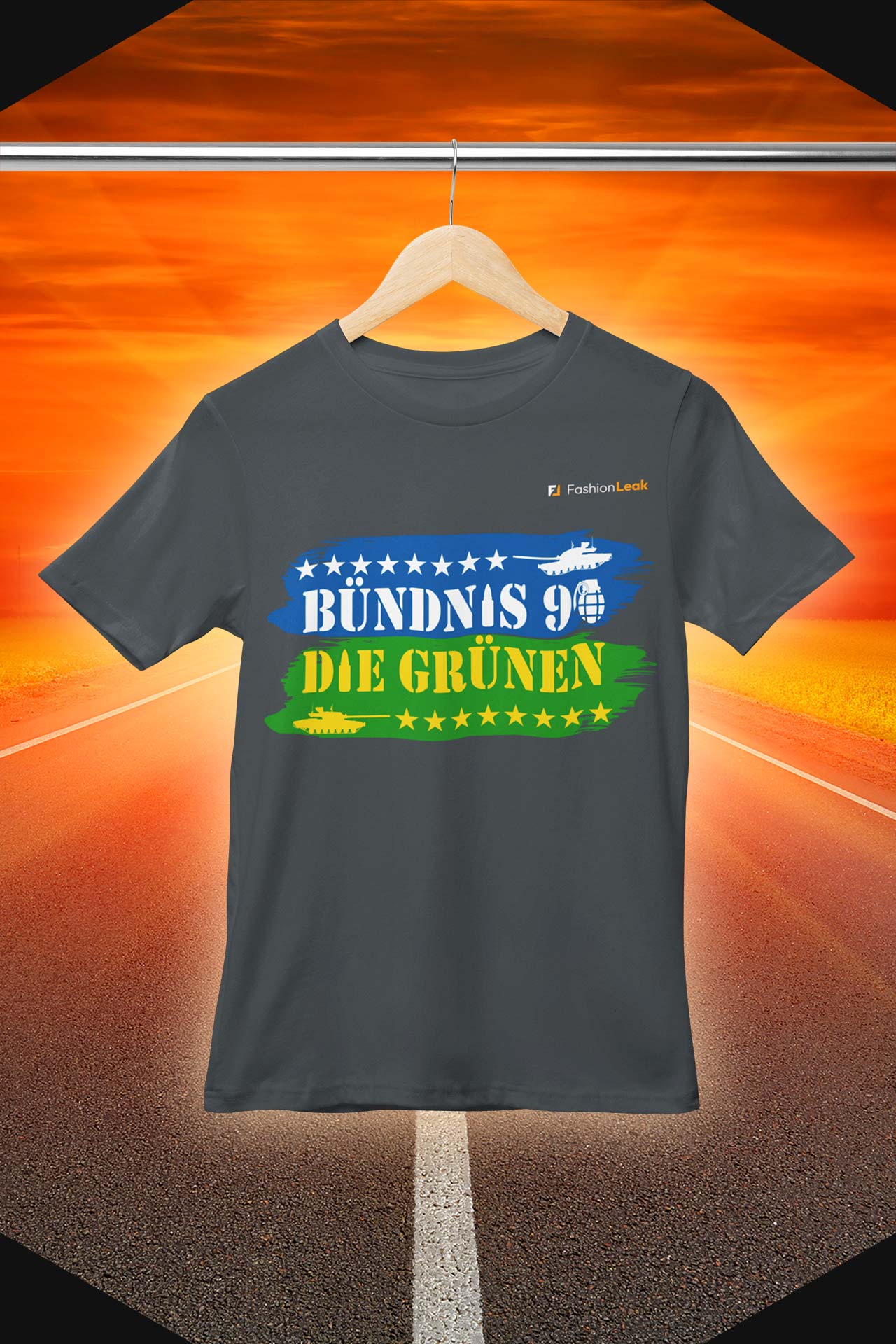 UnisexLeak T-Shirt (Normalfit) - Green War