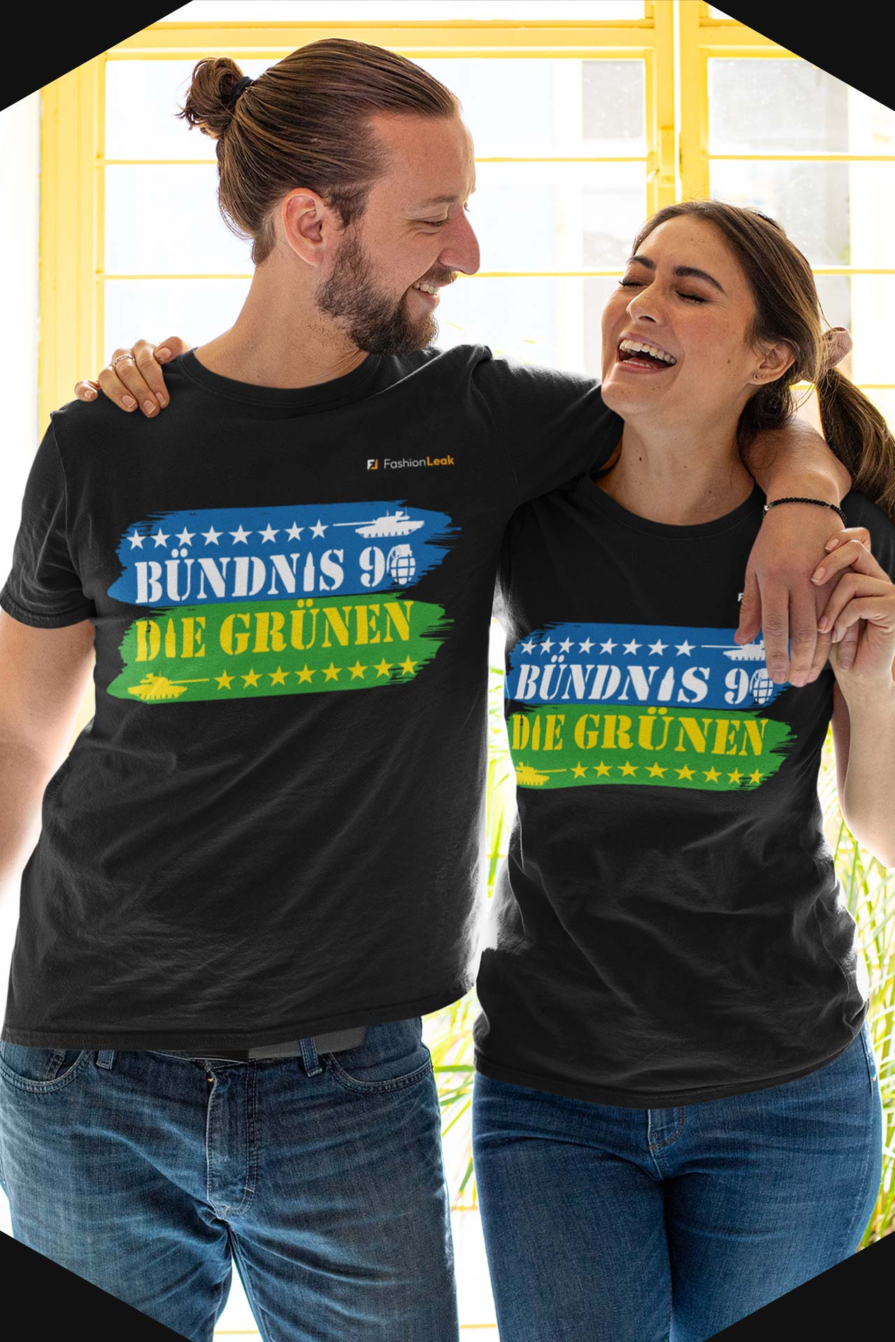 UnisexLeak T-Shirt (Normalfit) - Green War