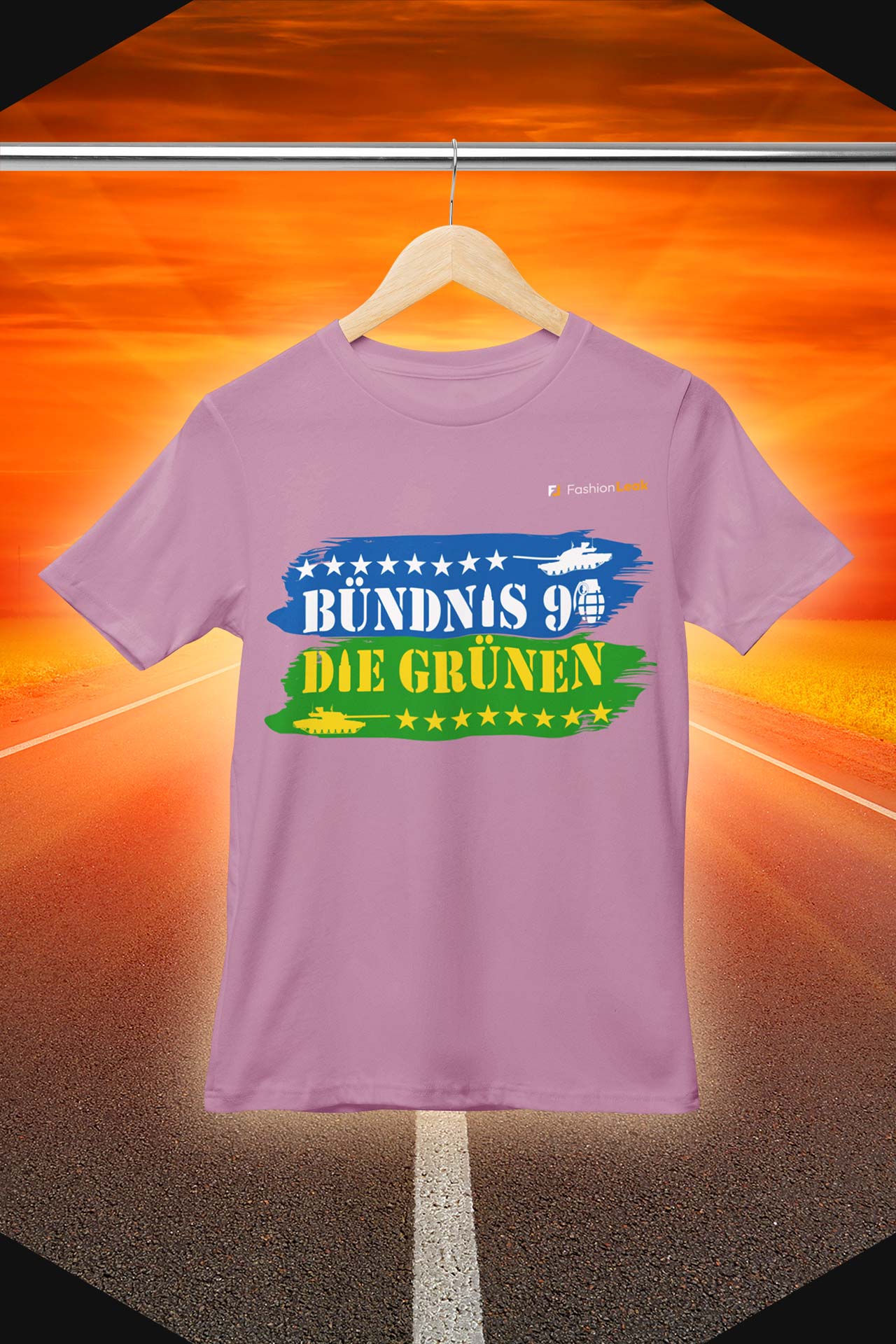 UnisexLeak T-Shirt (Normalfit) - Green War