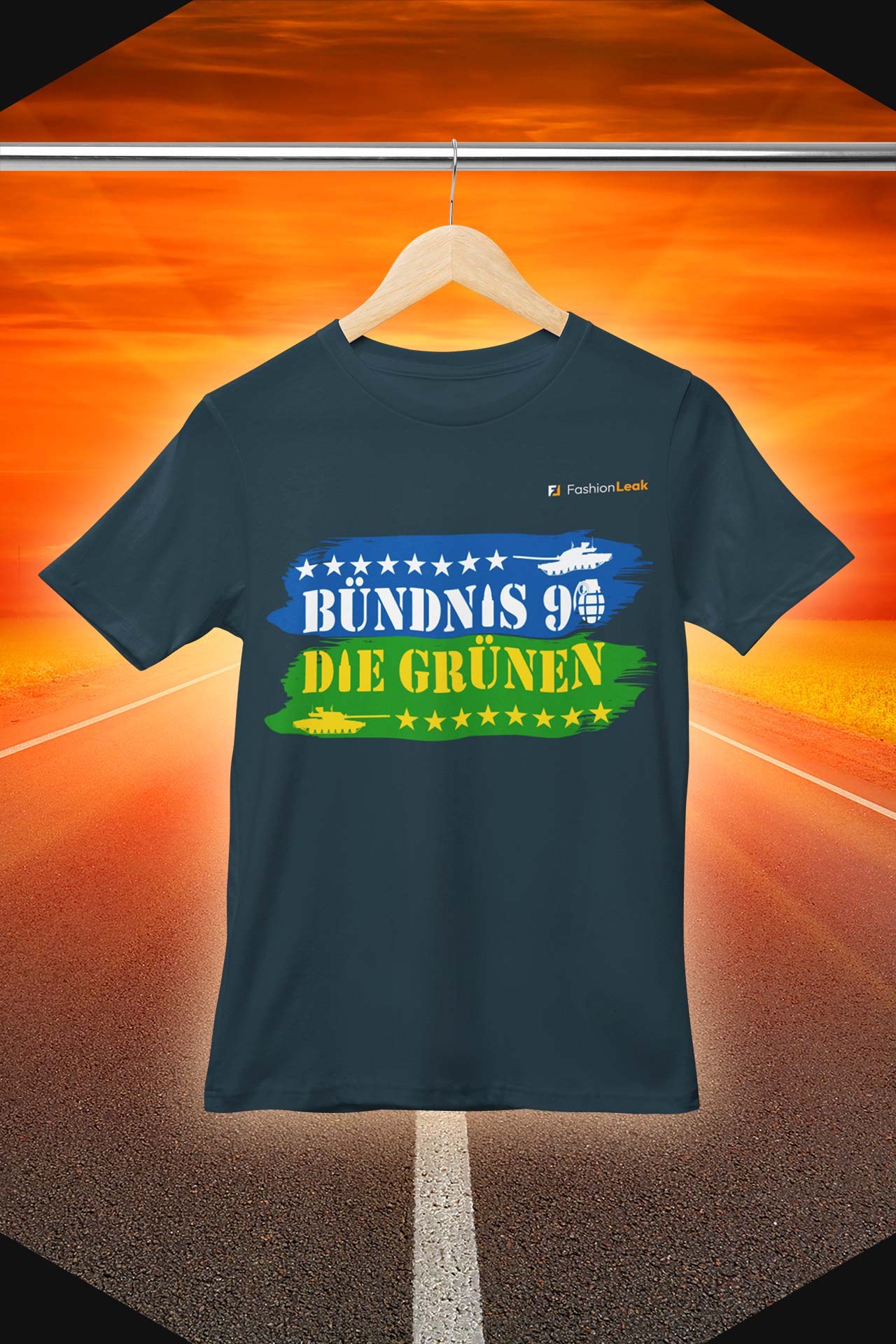 UnisexLeak T-Shirt (Normalfit) - Green War