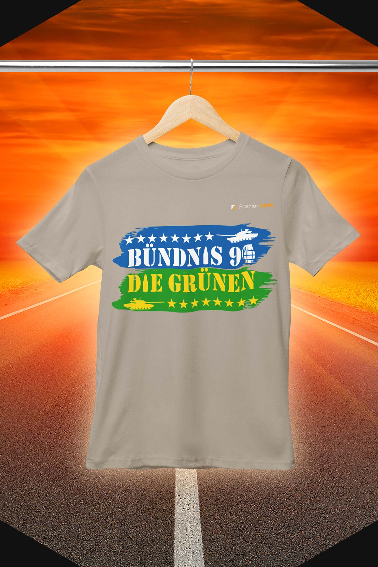 UnisexLeak T-Shirt (Normalfit) - Green War